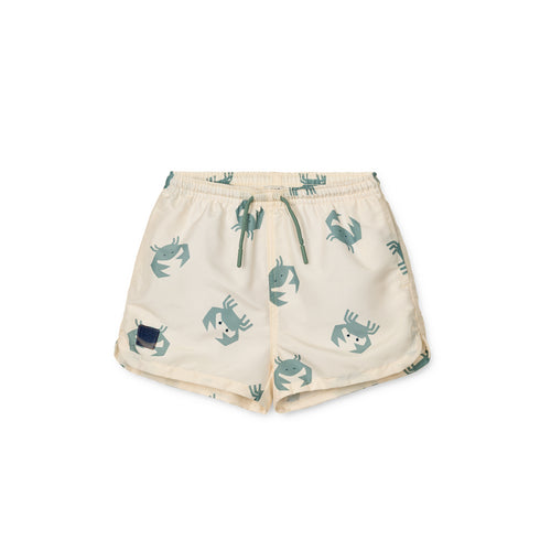 Liewood Board Shorts Aiden Printed Crab / Sandy bei Yay Kids