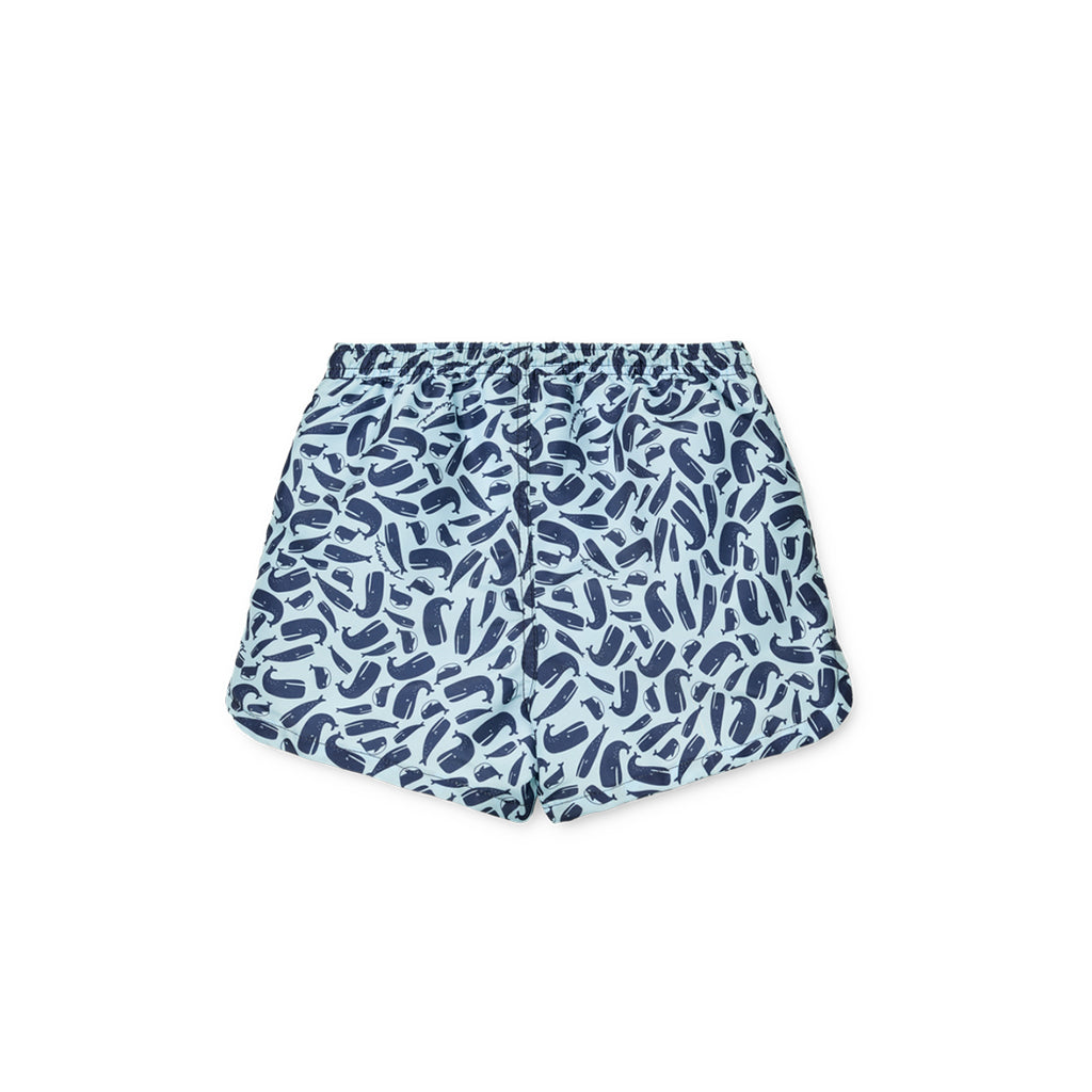Liewood Board Shorts Aiden Printed Ocean / Pure sky bei Yay Kids