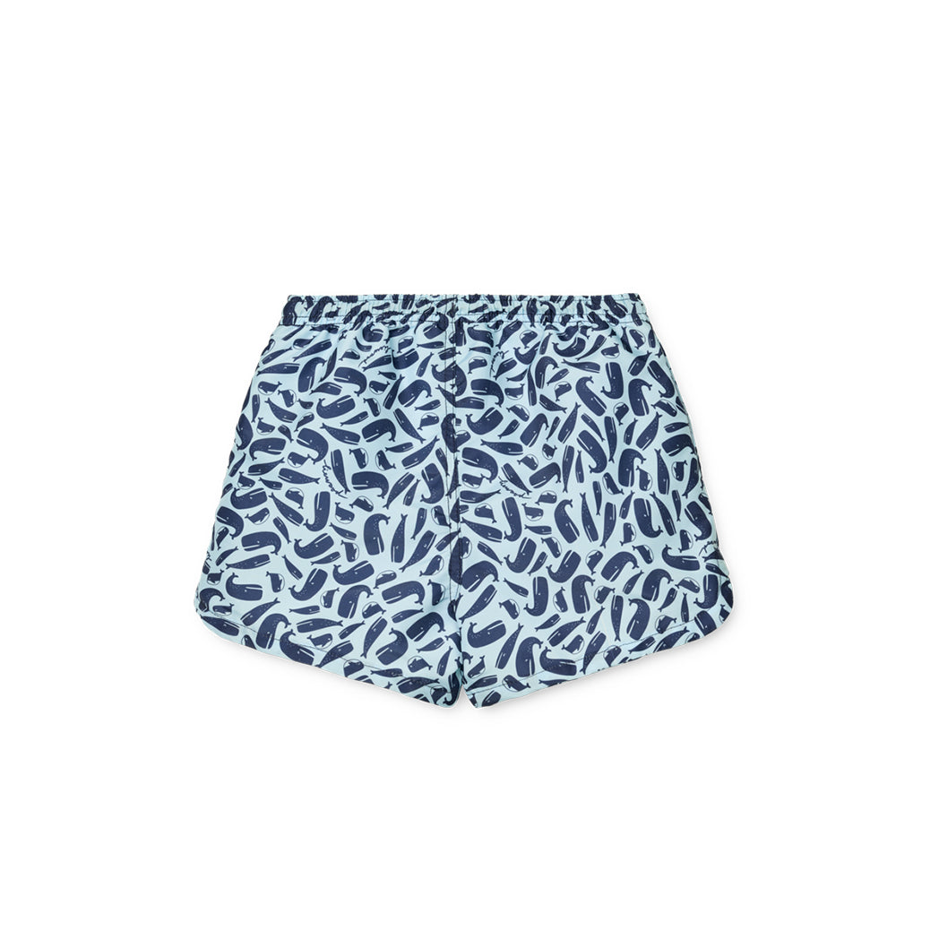 Liewood Board Shorts Aiden Printed Ocean / Pure sky bei Yay Kids