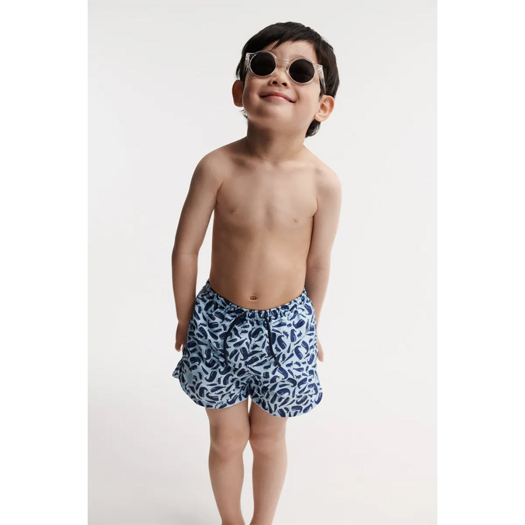 Liewood Board Shorts Aiden Printed Ocean / Pure sky bei Yay Kids