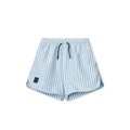 Liewood Board Shorts Aiden Seersucker Stripe Riverside Creme bei Yay Kids