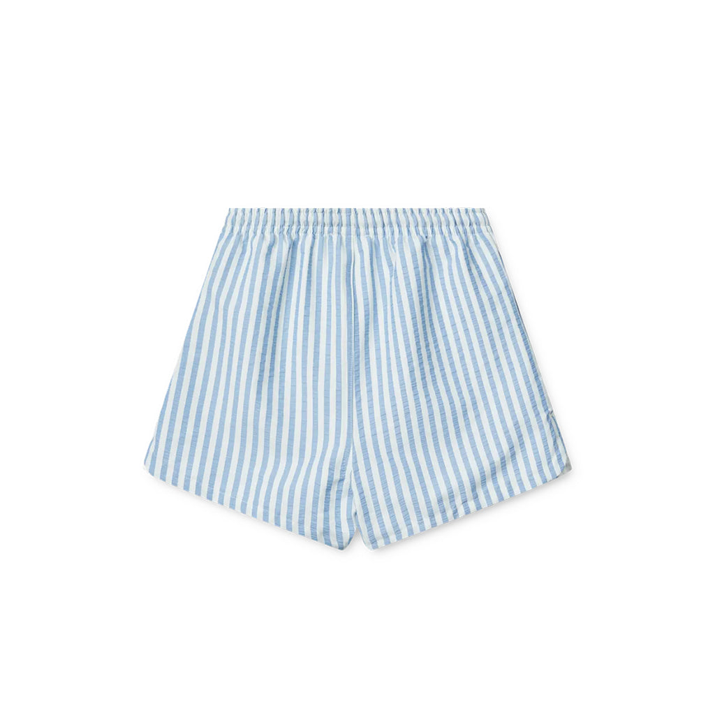 Liewood Board Shorts Aiden Seersucker Stripe Riverside Creme bei Yay Kids