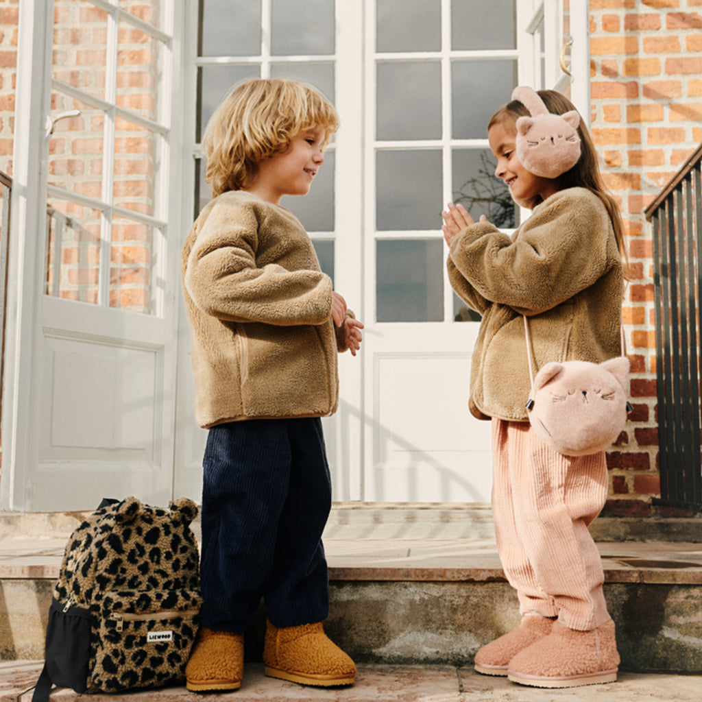 Liewood Kinder Rucksack Teddy Andreas Pile Bear Mega leo / Oat mix bei Yay Kids