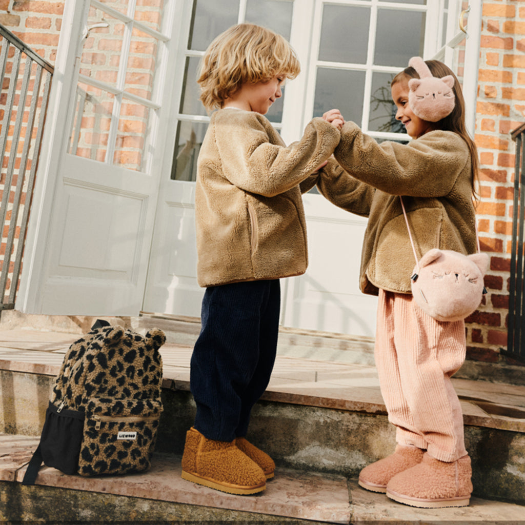 Liewood Kinder Rucksack Teddy Andreas Pile Bear Mega leo / Oat mix bei Yay Kids