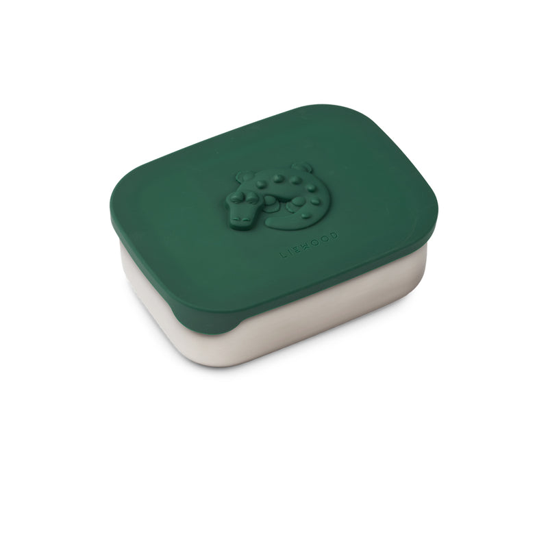 Liewood Kinder Lunch Box Arthur Crocodile Garden green bei Yay Kids