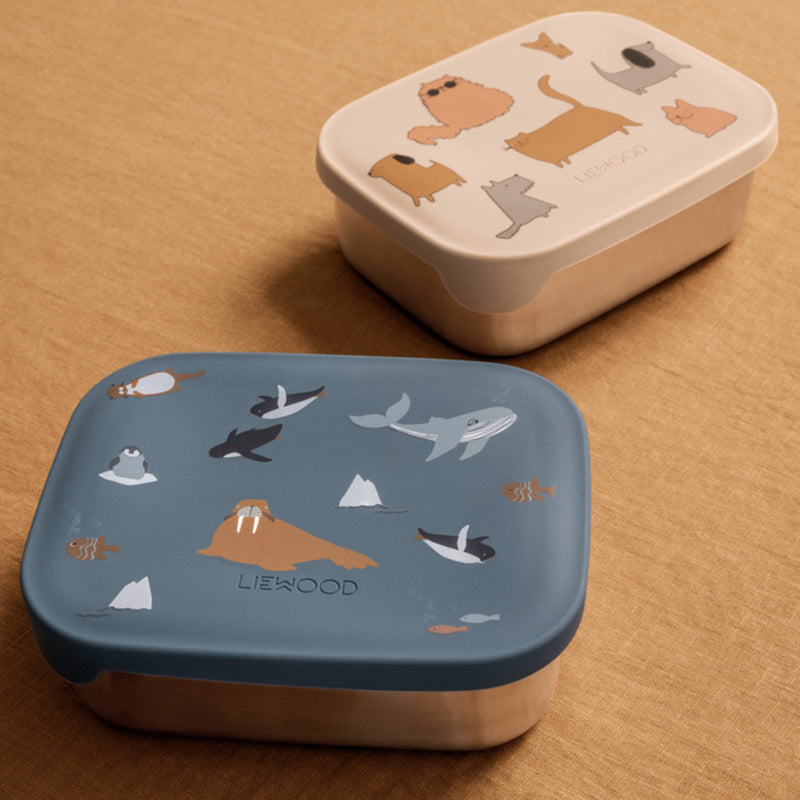 Liewood Kinder Lunch Box Arthur Arctic Sea / Ocean view bei Yay Kids