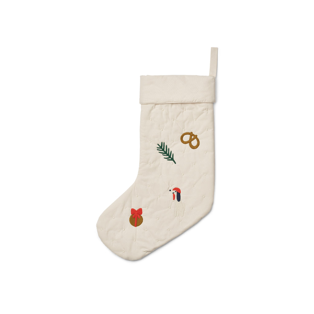 Liewood Weihnachtsstrumpf Basil Holiday sandy bei Yay Kids
