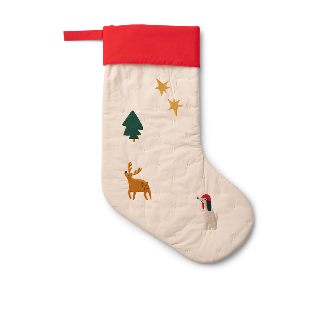 Liewood Weihnachtsstrumpf Basil Holiday sandy bei Yay Kids