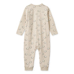 Liewood Kinder Pyjama Birk Jumpsuit Sheep / Sandy bei Yay Kids
