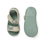 Liewood Kinder Bade Sandalen Blumer Crab / Sandy bei Yay Kids