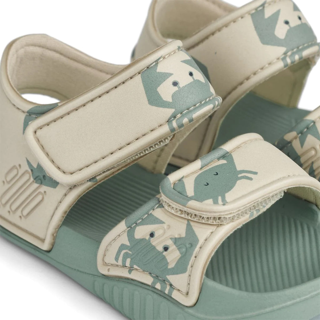 Liewood Kinder Bade Sandalen Blumer Crab / Sandy bei Yay Kids
