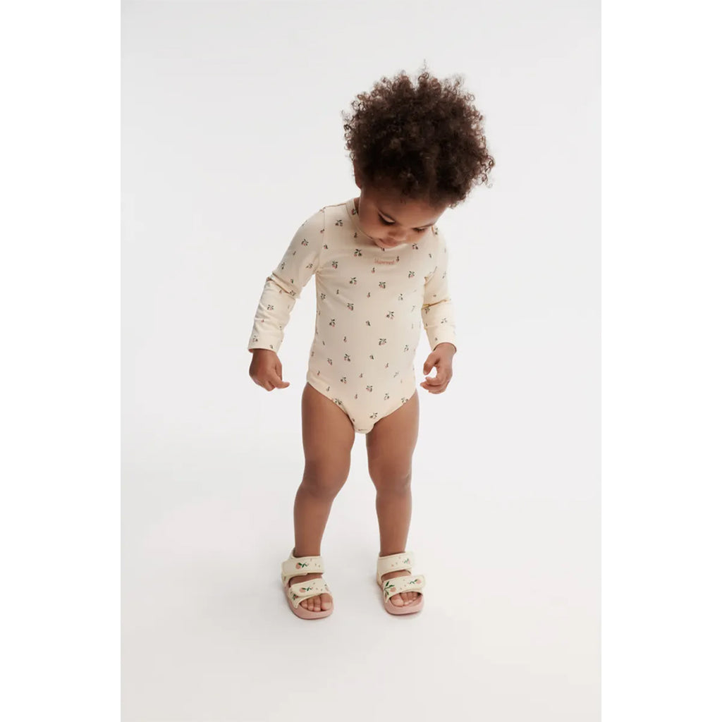 Liewood Kinder Bade Sandalen Blumer Peach/Sea Shell bei Yay Kids