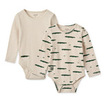 Liewood Langarm Baby Body Yanni 2 Pack Carlos / Sandy bei Yay Kids