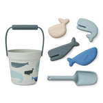 Sandspielzeug Set Dante Whales / Cloud blue