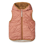 Liewood Kinder Fleece Weste Diana Tuscany rose mix bei Yay Kids