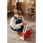 Liewood Holzspielzeug Feuerwehrauto Eigil Classic Navy Multi Mix bei Yay Kids