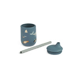 Liewood Baby Silikon Sippy Cup Ellis Arctic Sea / Ocean view bei Yay Kids
