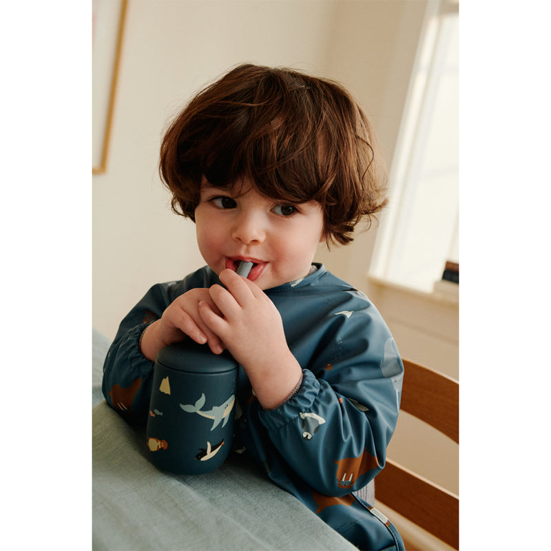 Liewood Baby Silikon Sippy Cup Ellis Arctic Sea / Ocean view bei Yay Kids