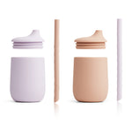 Liewood Baby Silikon Sippy Cup 2 Pack Ellis Light lavender / rose bei Yay Kids