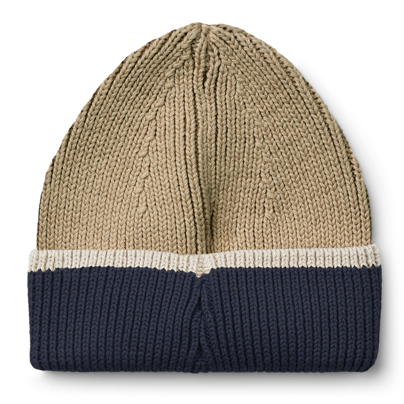 Liewood Kinder Strickmütze Ezra Classic Navy Mix bei Yay Kids