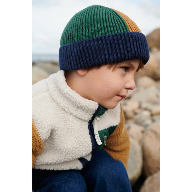 Liewood Kinder Strickmütze Ezra Warm lavender mix bei Yay Kids