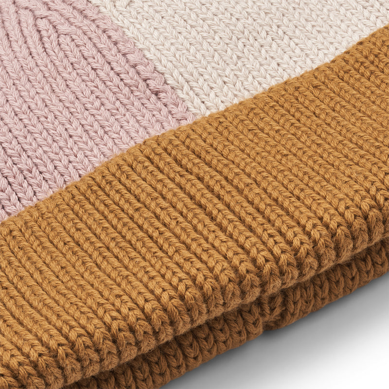 Liewood Kinder Strickmütze Ezra Warm lavender mix bei Yay Kids