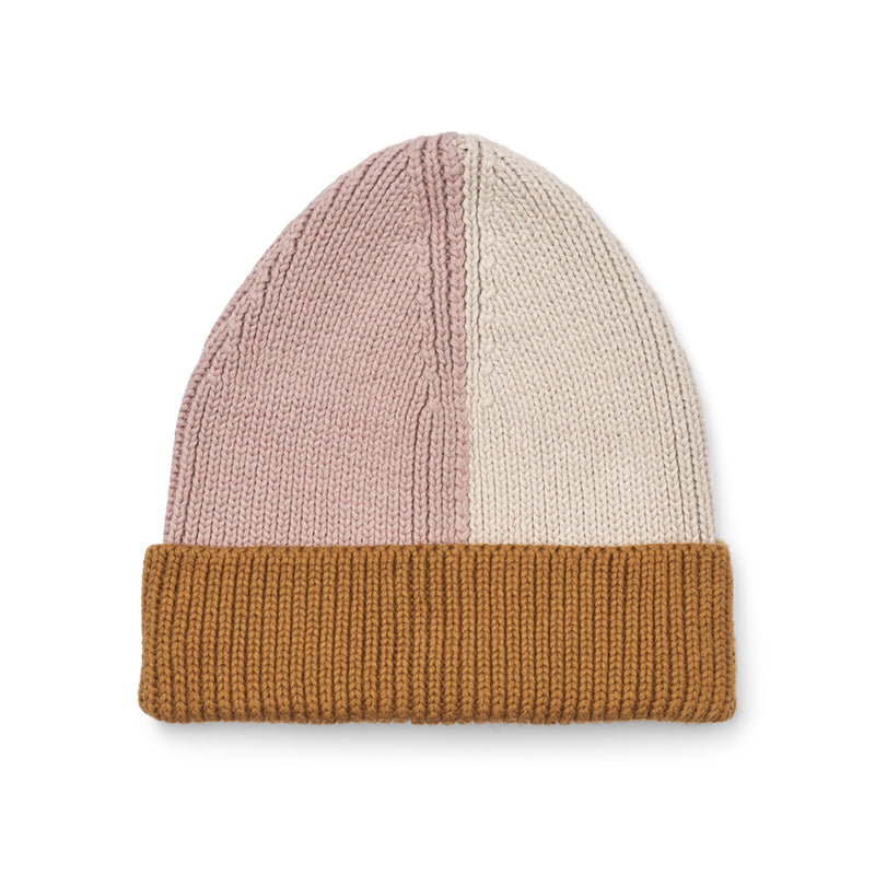 Liewood Kinder Strickmütze Ezra Warm lavender mix bei Yay Kids