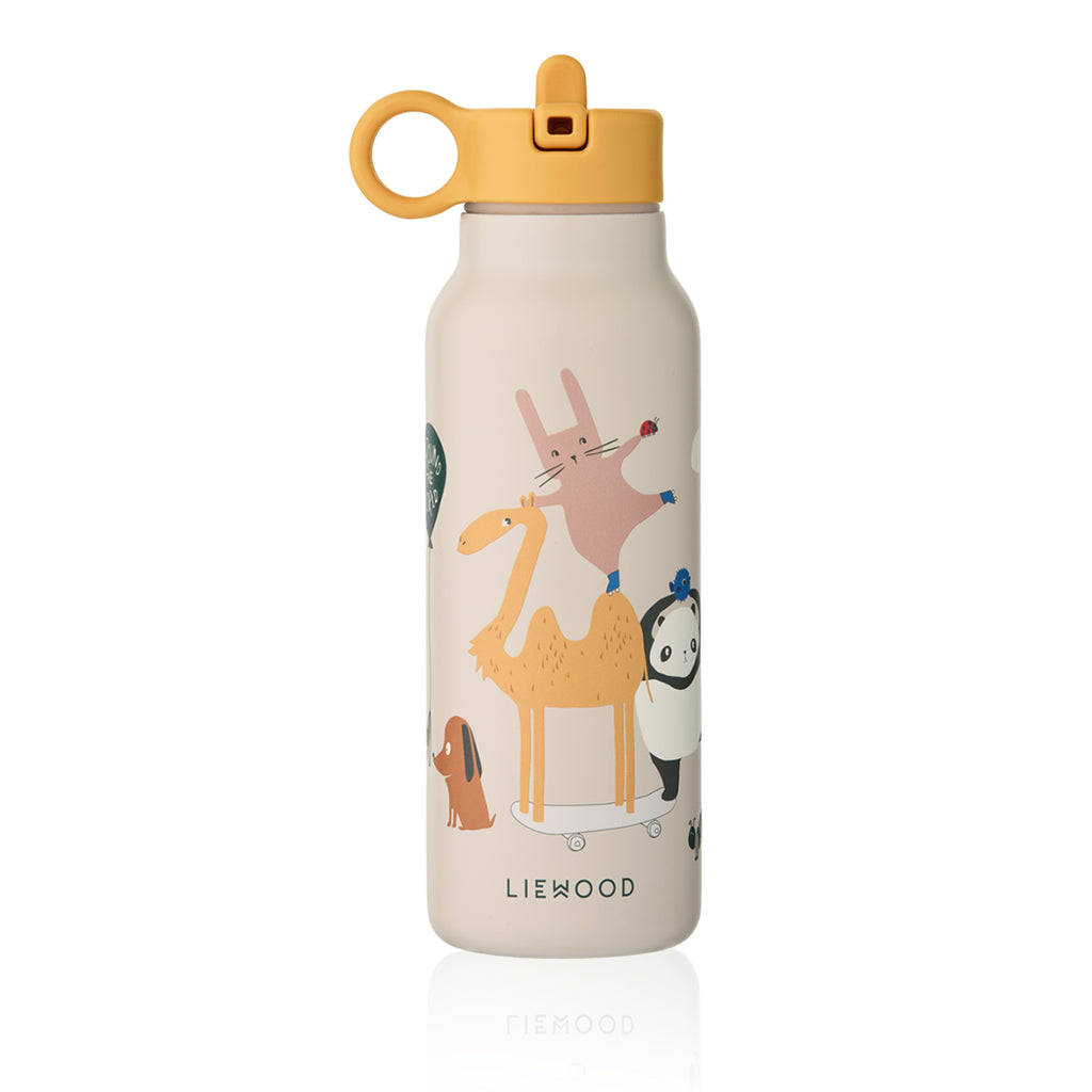 Liewood Trinkflasche Falk Around the world / Sandy 350ml bei Yay Kids