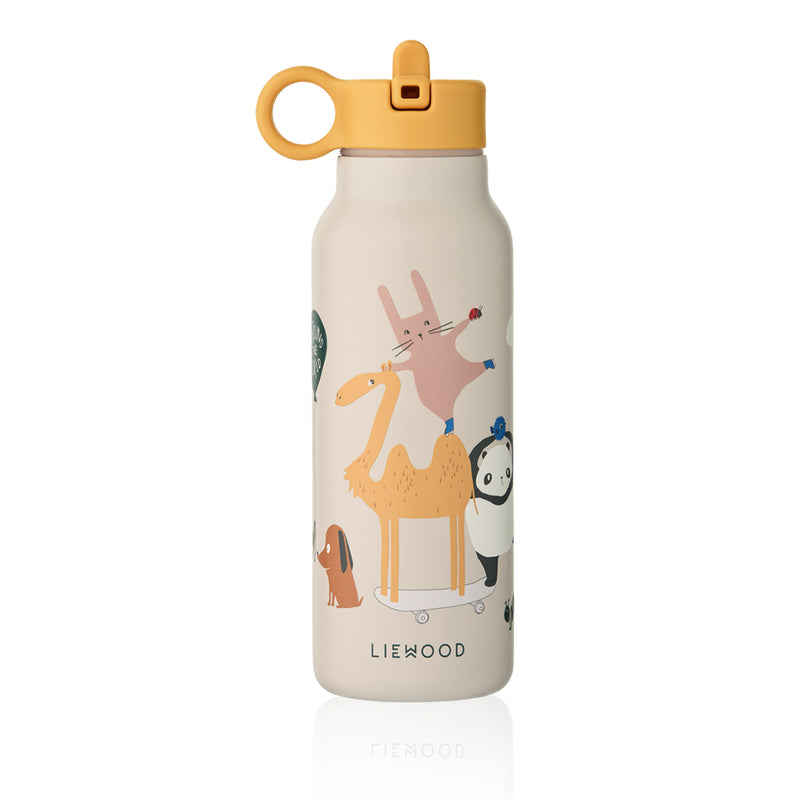 Liewood Trinkflasche Falk Around the world / Sandy 350ml bei Yay Kids