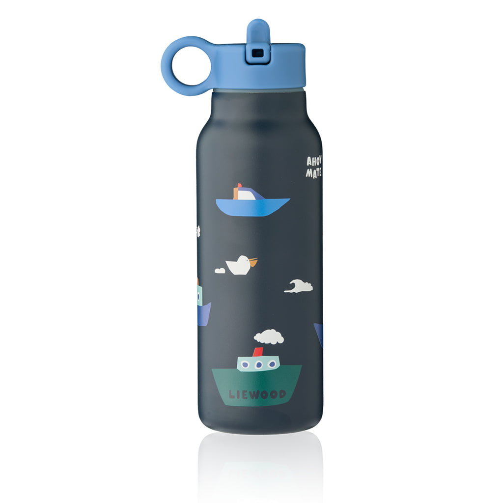 Liewood Trinkflasche Falk Sailing / Classic navy 350 ml bei Yay Kids