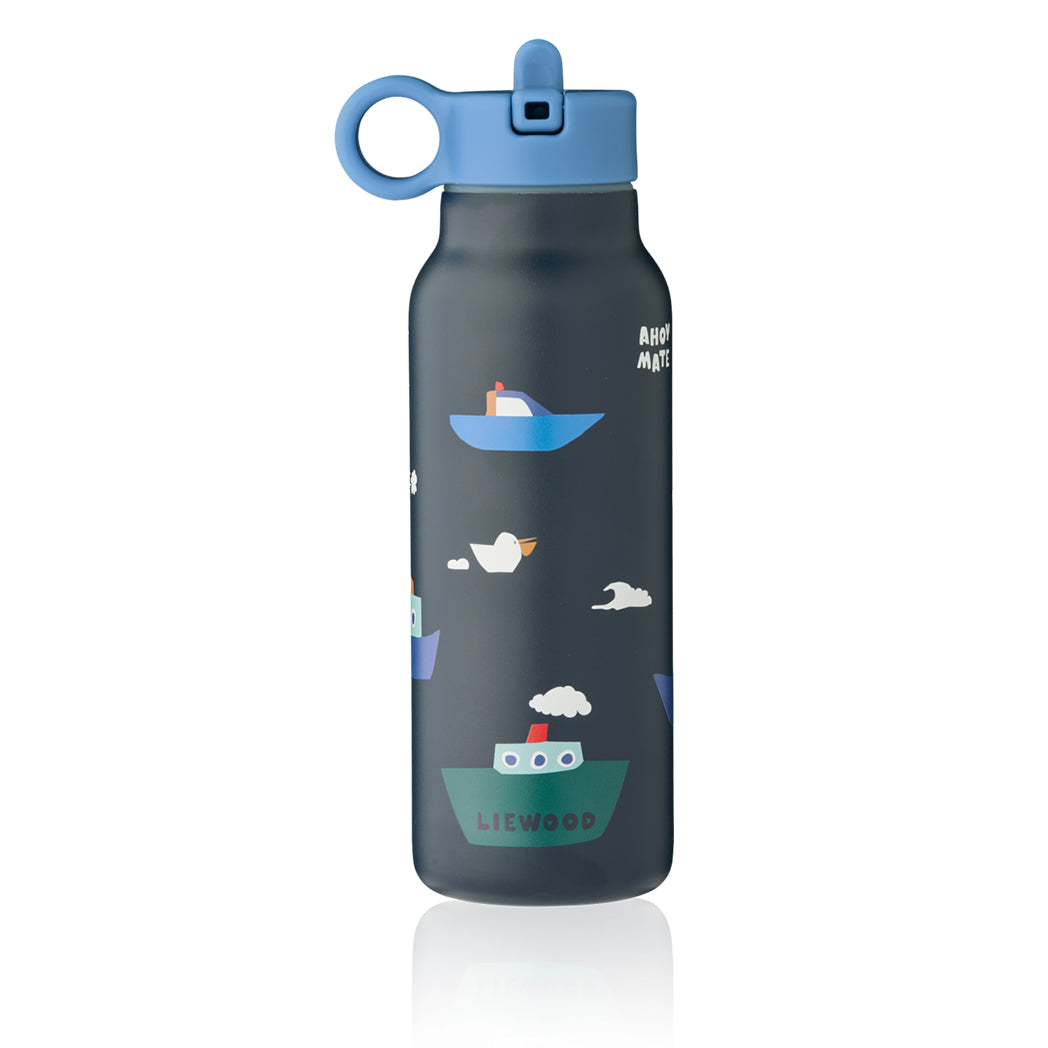 Liewood Trinkflasche Falk Sailing / Classic navy 350 ml bei Yay Kids