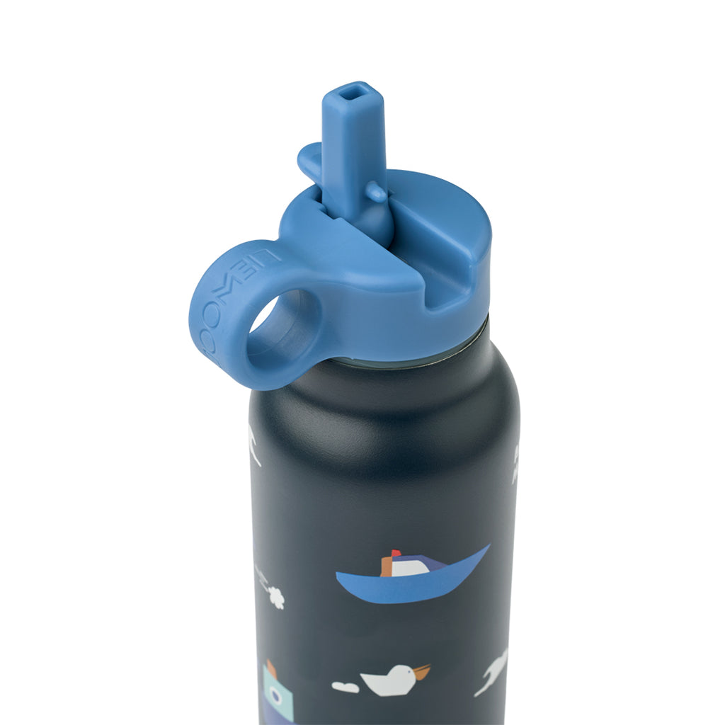 Liewood Trinkflasche Falk Sailing / Classic navy 350 ml bei Yay Kids