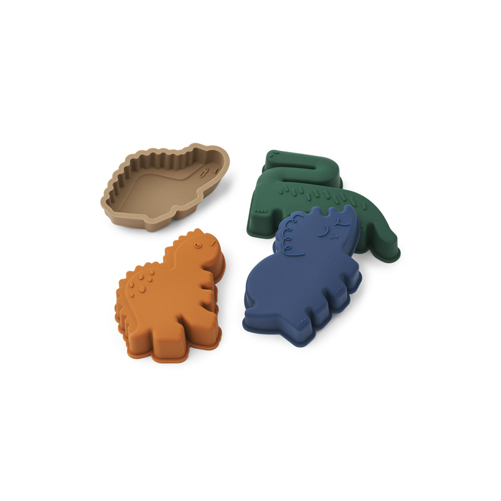 Liewood Sandformen Gill 4-Pack Dinosaurs / Mist bei Yay Kids