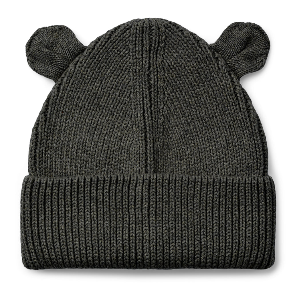 Liewood Kinder Strickmütze Gina Dark Grey Melange bei Yay Kids
