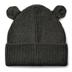 Liewood Kinder Strickmütze Gina Dark Grey Melange bei Yay Kids