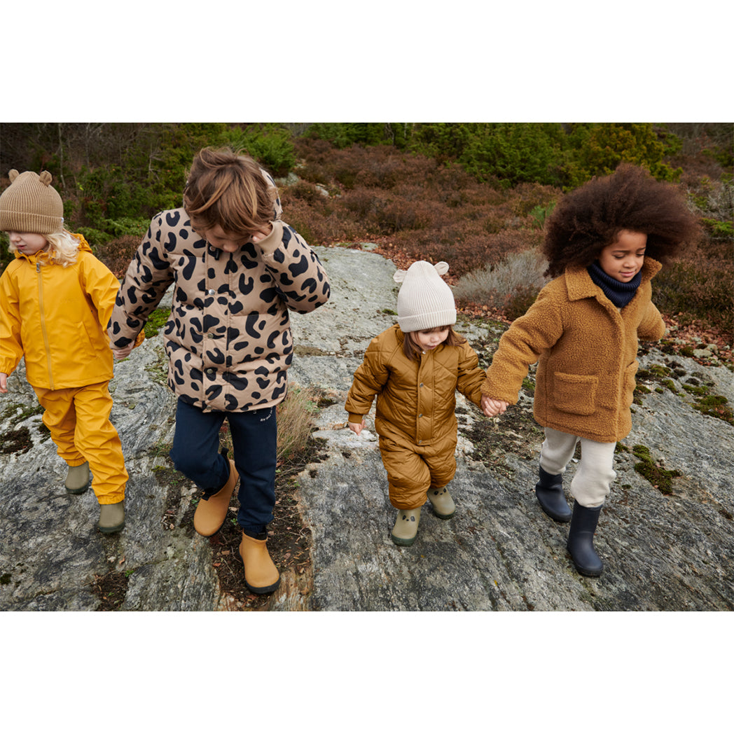 Liewood Kinder Strickmütze Gina Dark Grey Melange bei Yay Kids