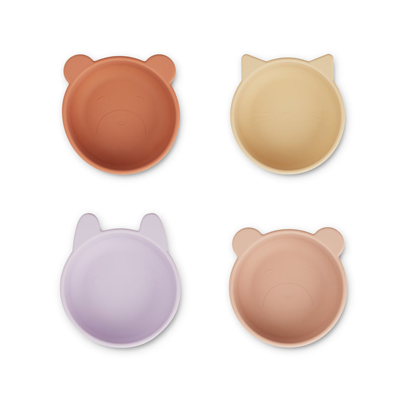Liewood Kinder Silikon Schalen Iggy Lavender Multi Mix bei Yay Kids