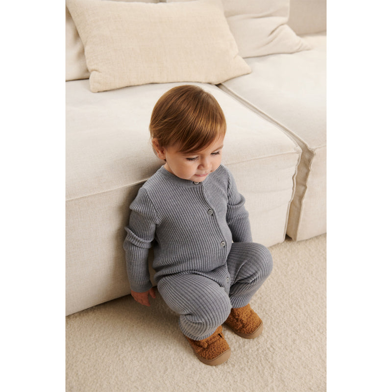 Liewood Kinder Merinowolle Jumpsuit Igor Grey Melange bei Yay Kids