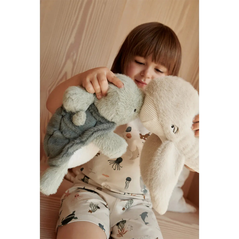 Liewood Bedrucktes Pyjama-Set Ilford Sea creature / Sandy bei Yay Kids