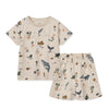 Liewood Bedrucktes Pyjama-Set Ilford Sea creature / Sandy bei Yay Kids