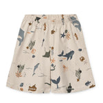 Liewood Bedrucktes Pyjama-Set Ilford Sea creature / Sandy bei Yay Kids