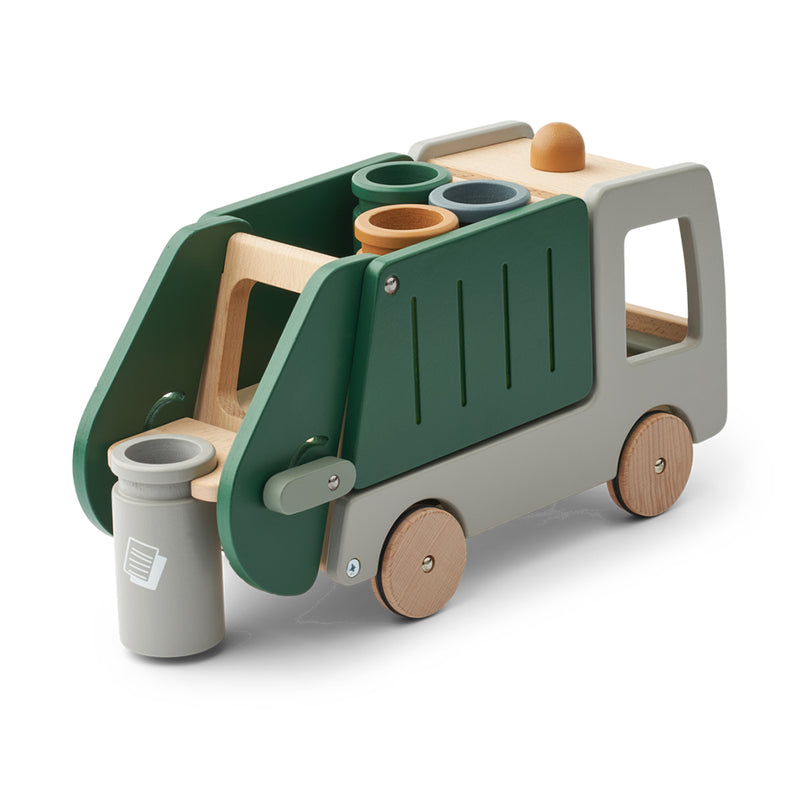Liewood Holzspielzeug Recycling-LKW Garden green multi bei Yay Kids