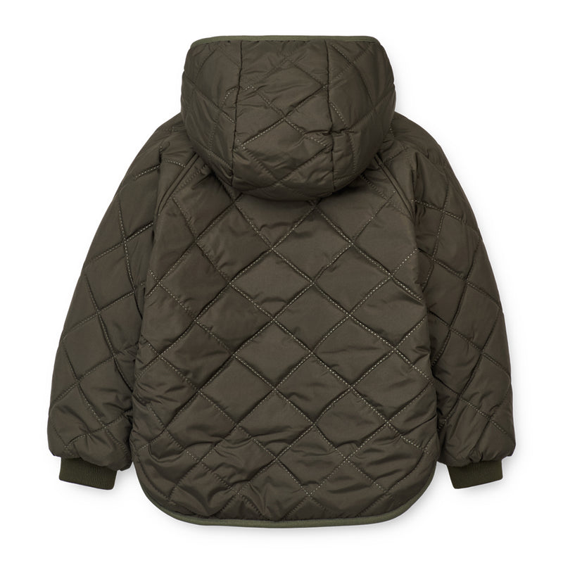 Liewood Wendbare Kinder Thermojacke Jackson Army brown mix Yay Kids