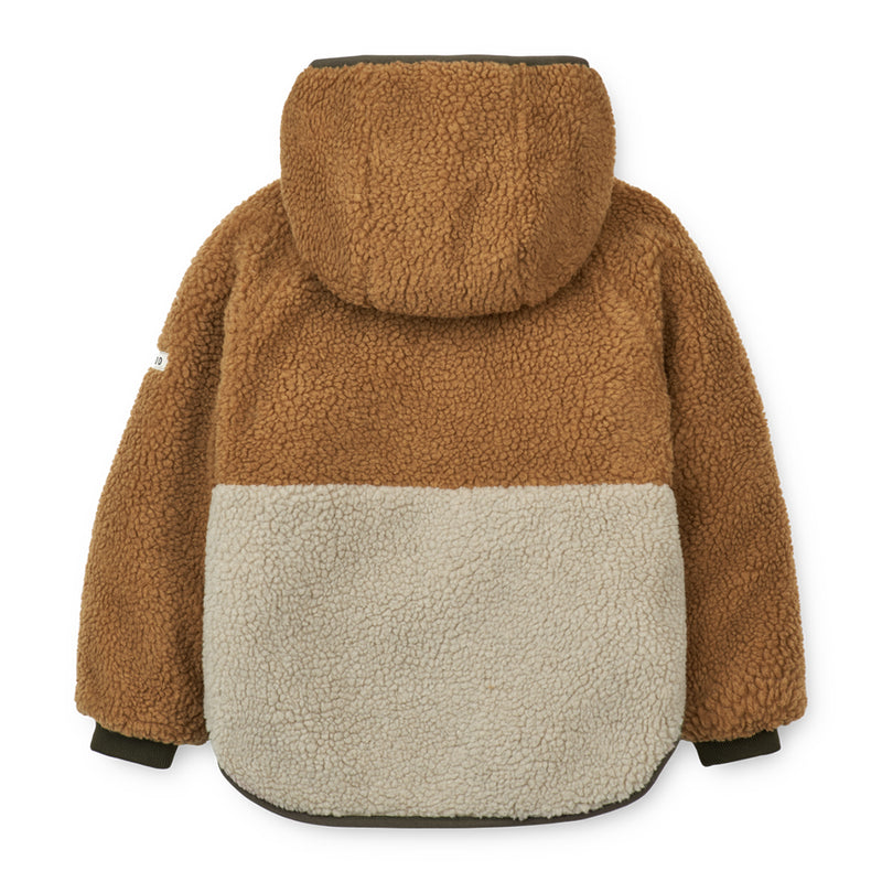 Liewood Wendbare Kinder Thermojacke Jackson Army brown mix Yay Kids