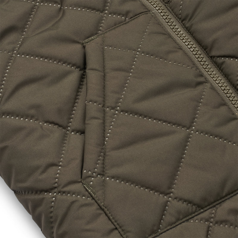 Liewood Wendbare Kinder Thermojacke Jackson Army brown mix Yay Kids