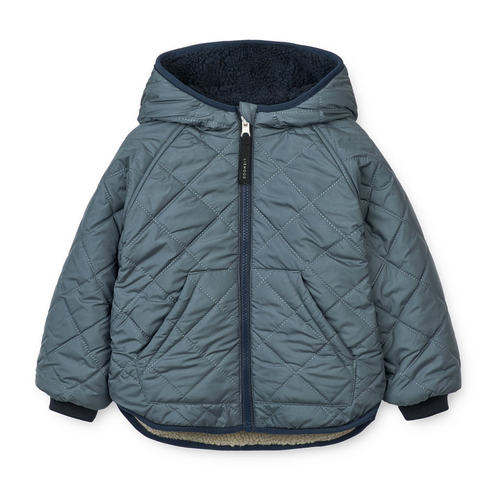 Liewood Kinder Thermojacke Jackson Whale blue multi mix Yay Kids