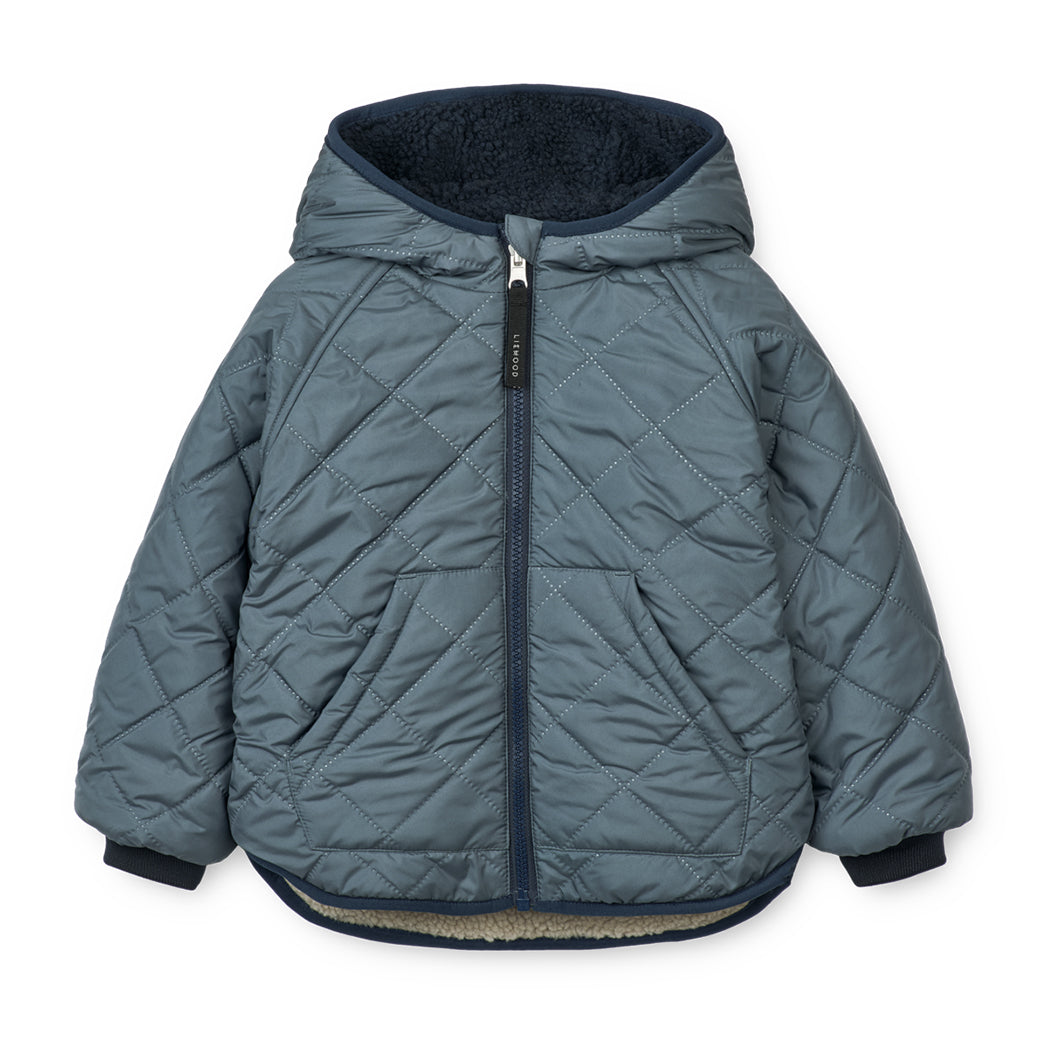 Liewood Kinder Thermojacke Jackson Whale blue multi mix Yay Kids