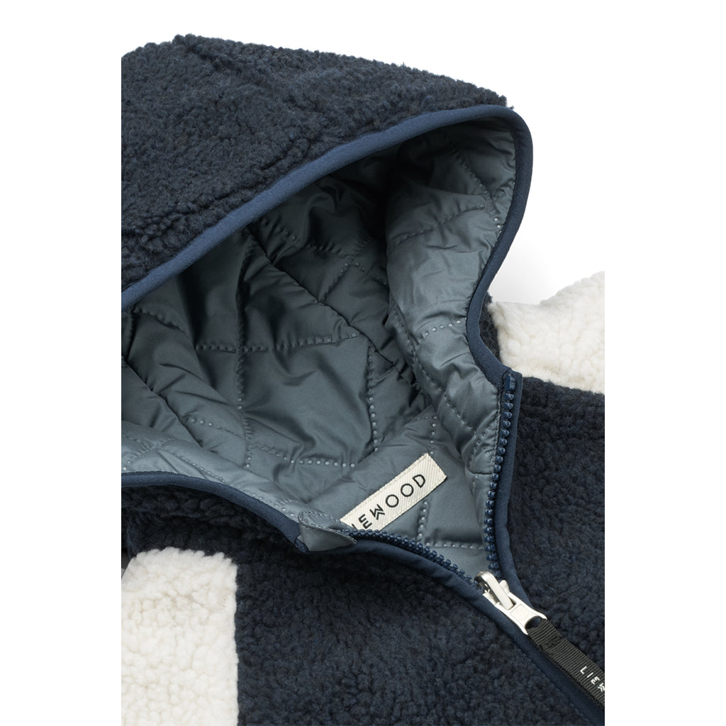Liewood Kinder Thermojacke Jackson Whale blue multi mix Yay Kids