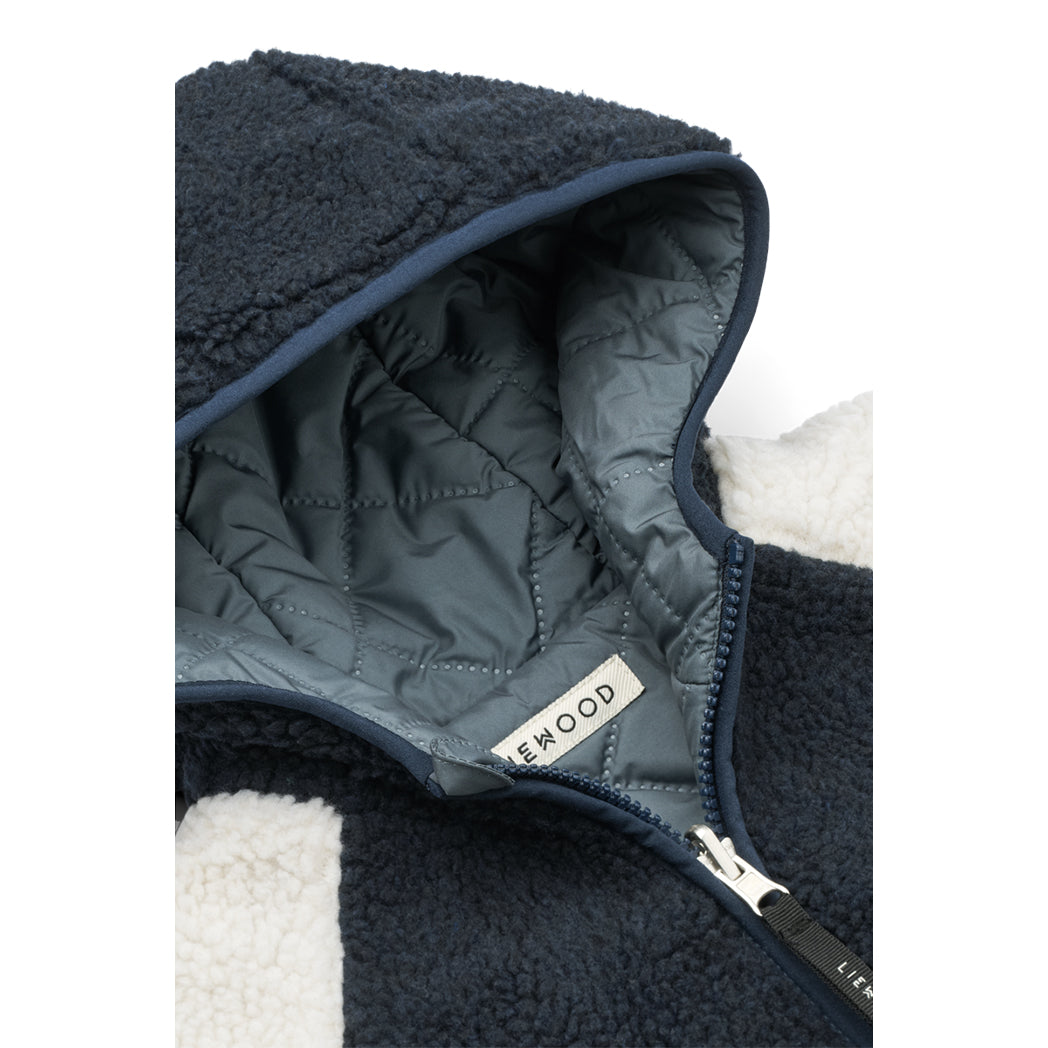 Liewood Kinder Thermojacke Jackson Whale blue multi mix Yay Kids