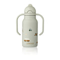 Liewood Trinkflasche Kimmie Vehicles / Dove blue 250 ml bei Yay Kids